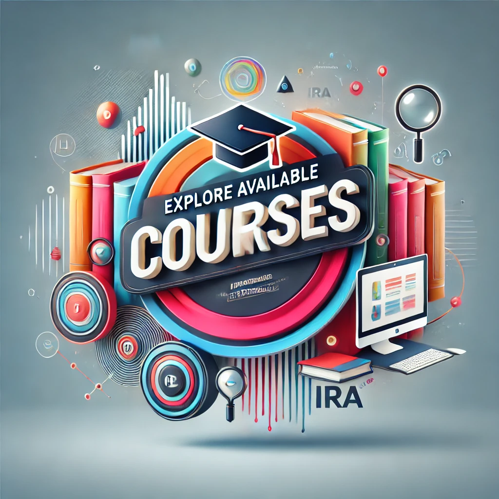 DALL·E 2024-12-27 13.38.02 – A professional and visually appealing graphic promoting courses by ‘IRA Education & Services’. The image features a sleek and modern design with vibra DALL·E 2024-12-27 13.38.02 - A professional and visually appealing graphic promoting courses by 'IRA Education & Services'. The image features a sleek and modern design with vibra
